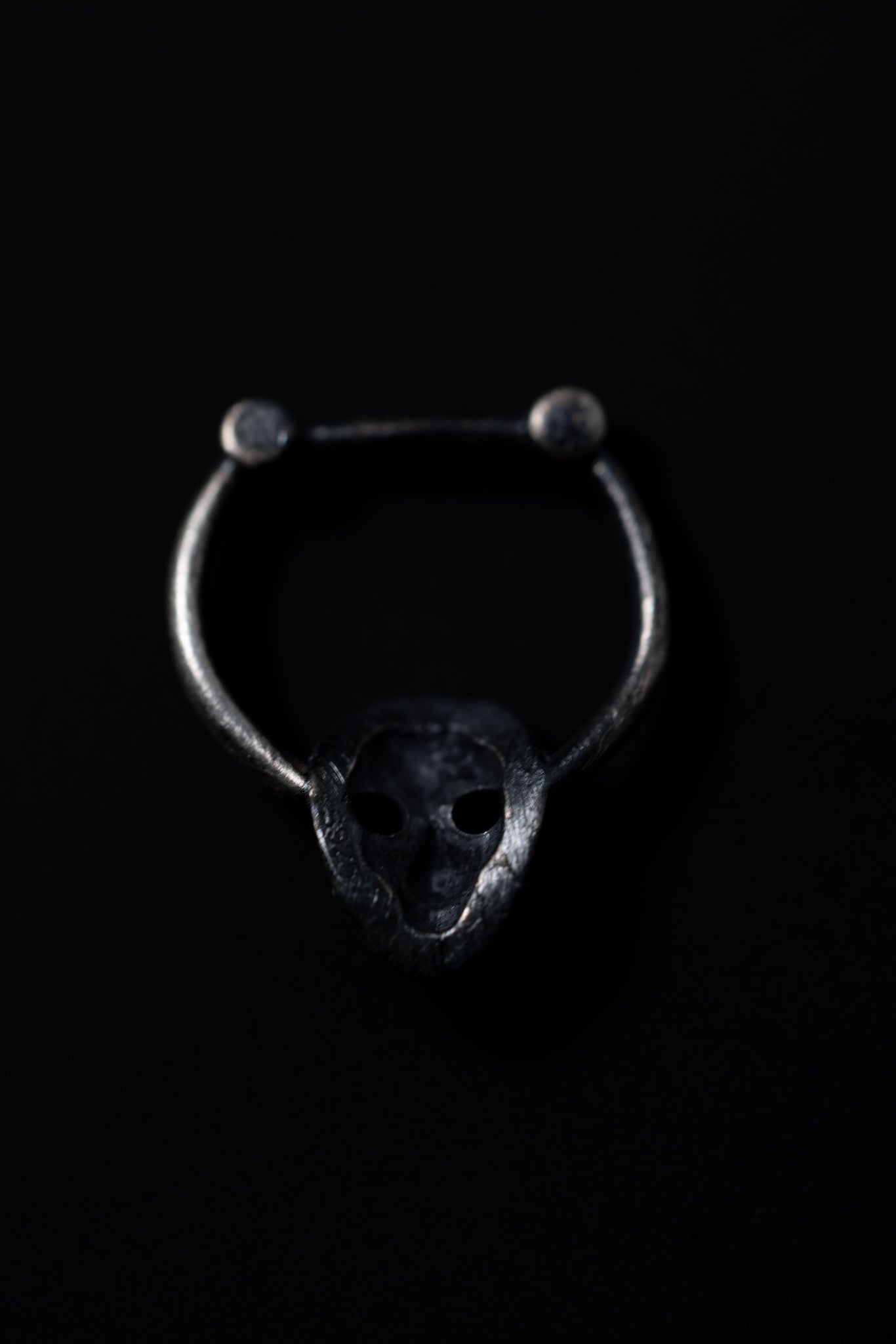 Jason Mask Septum Ring - 925 sterling silver