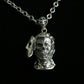 'JASON GOES TO HELL' 925 sterling silver pendant necklace