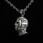 'JASON GOES TO HELL' 925 sterling silver pendant necklace