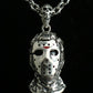 'JASON GOES TO HELL' 925 sterling silver pendant necklace