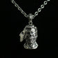 'JASON GOES TO HELL' 925 sterling silver pendant necklace