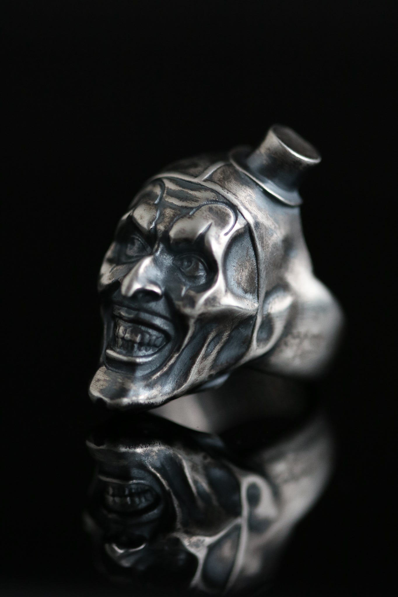 Art the Clown 925 sterling silver horror movie ring