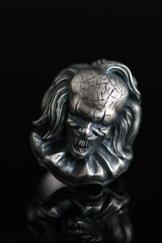 Pennywise the Dancing Clown 925 sterling silver horror movie ring