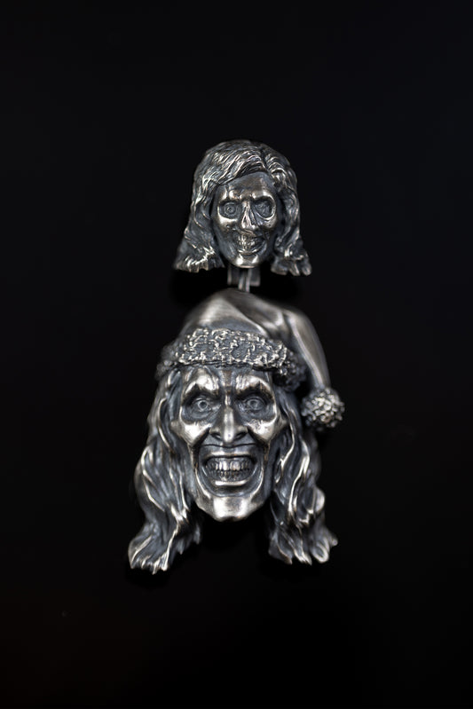 CHRISTMAS TERRIFIER Art the Clown 925 sterling silver pendant