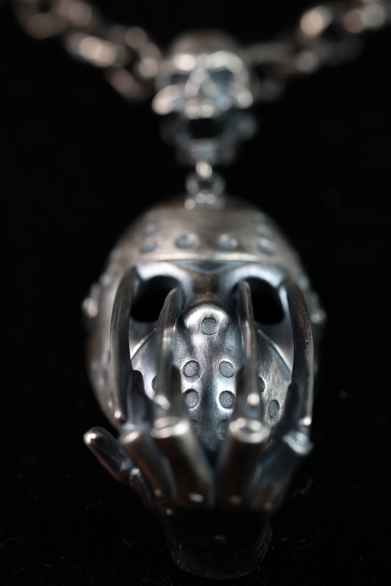 FREDDY VS JASON 925 sterling silver pendant necklace