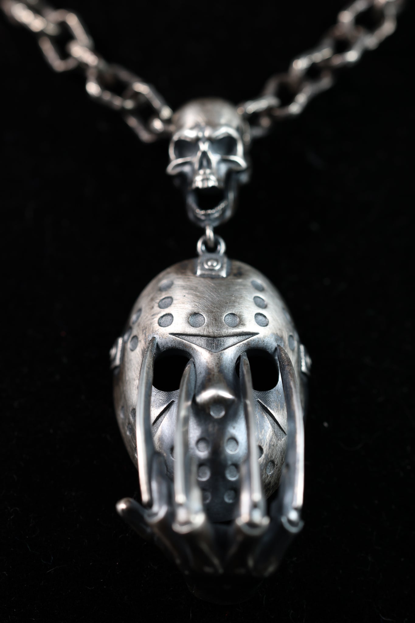 FREDDY VS JASON 925 sterling silver pendant necklace