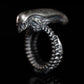 Alien Xenomorph Sterling Silver Ring