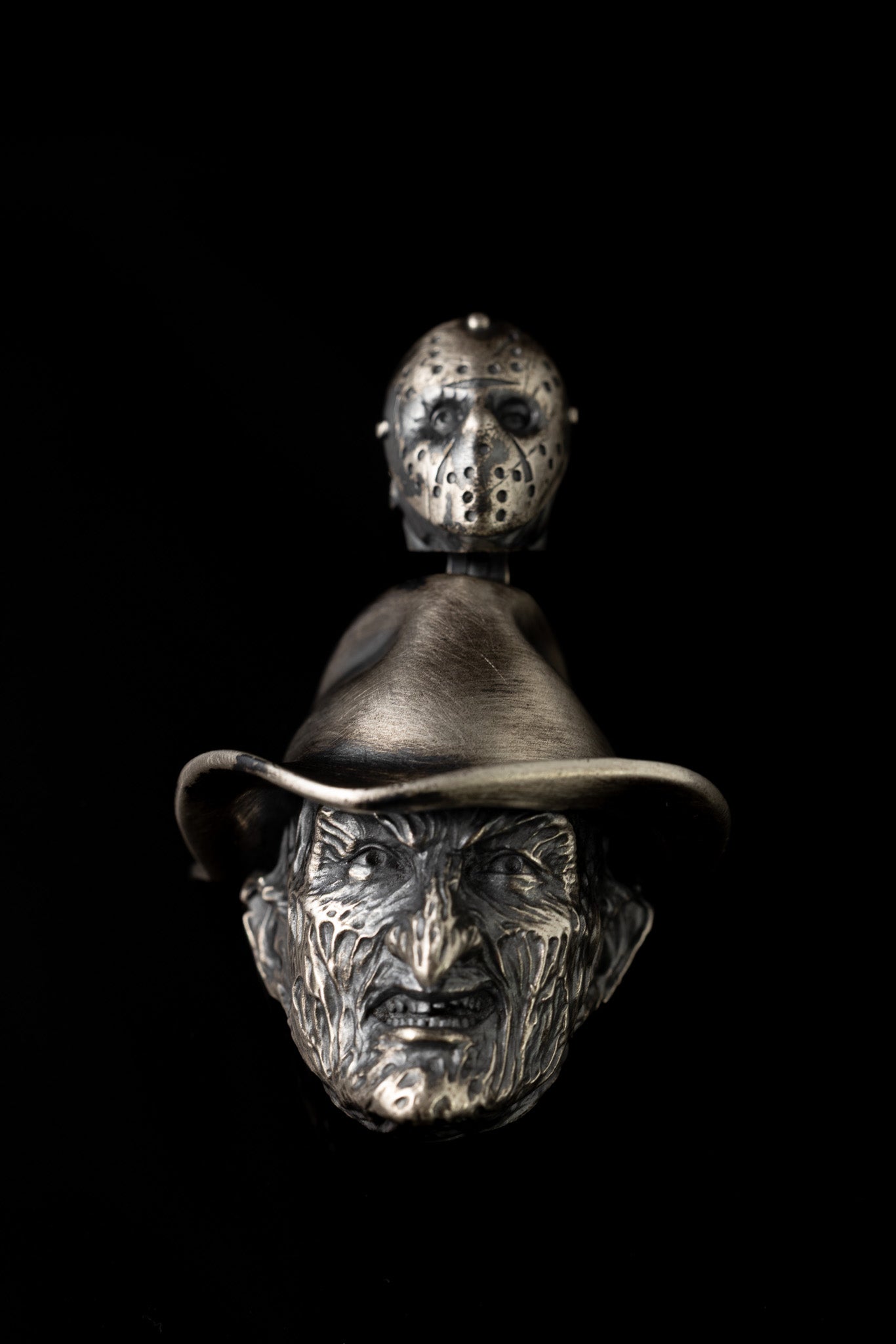 Freddy vs Jason Pedant ~ sterling 925 silver pendant