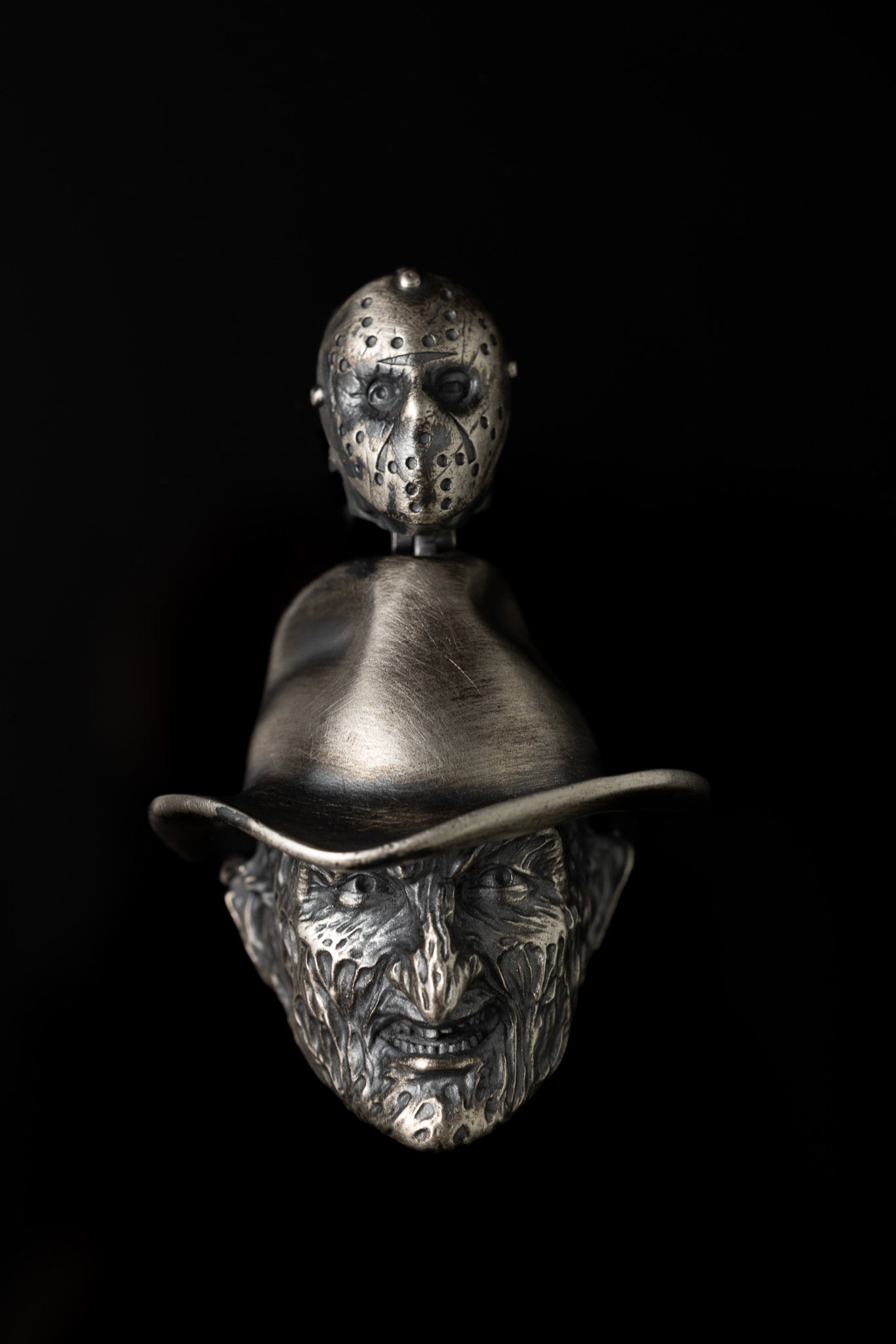 Freddy vs Jason Pedant ~ sterling 925 silver pendant