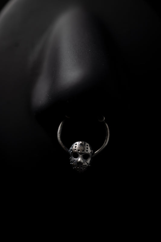 Jason Mask Septum Ring - 925 sterling silver