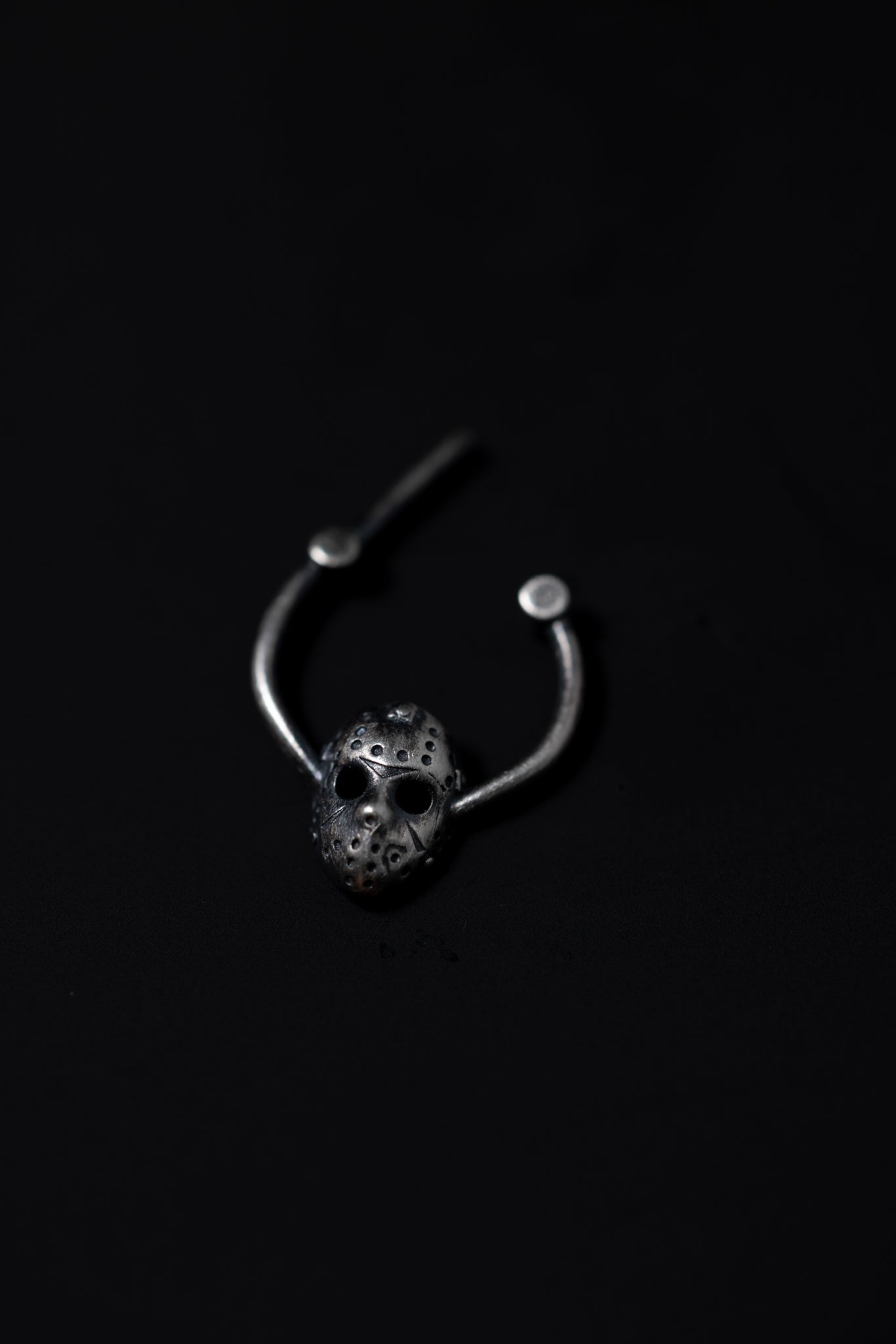 Jason Mask Septum Ring - 925 sterling silver