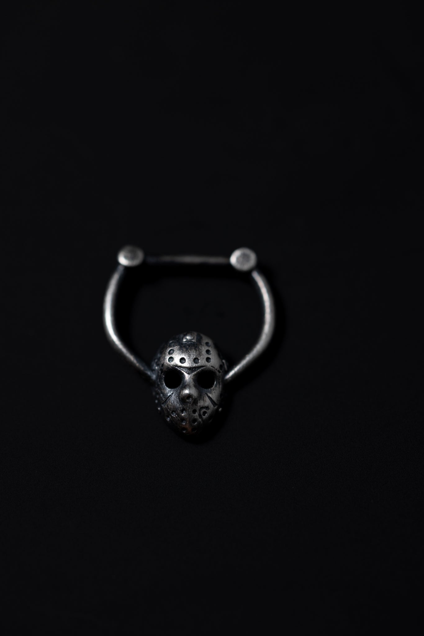 Jason Mask Septum Ring - 925 sterling silver