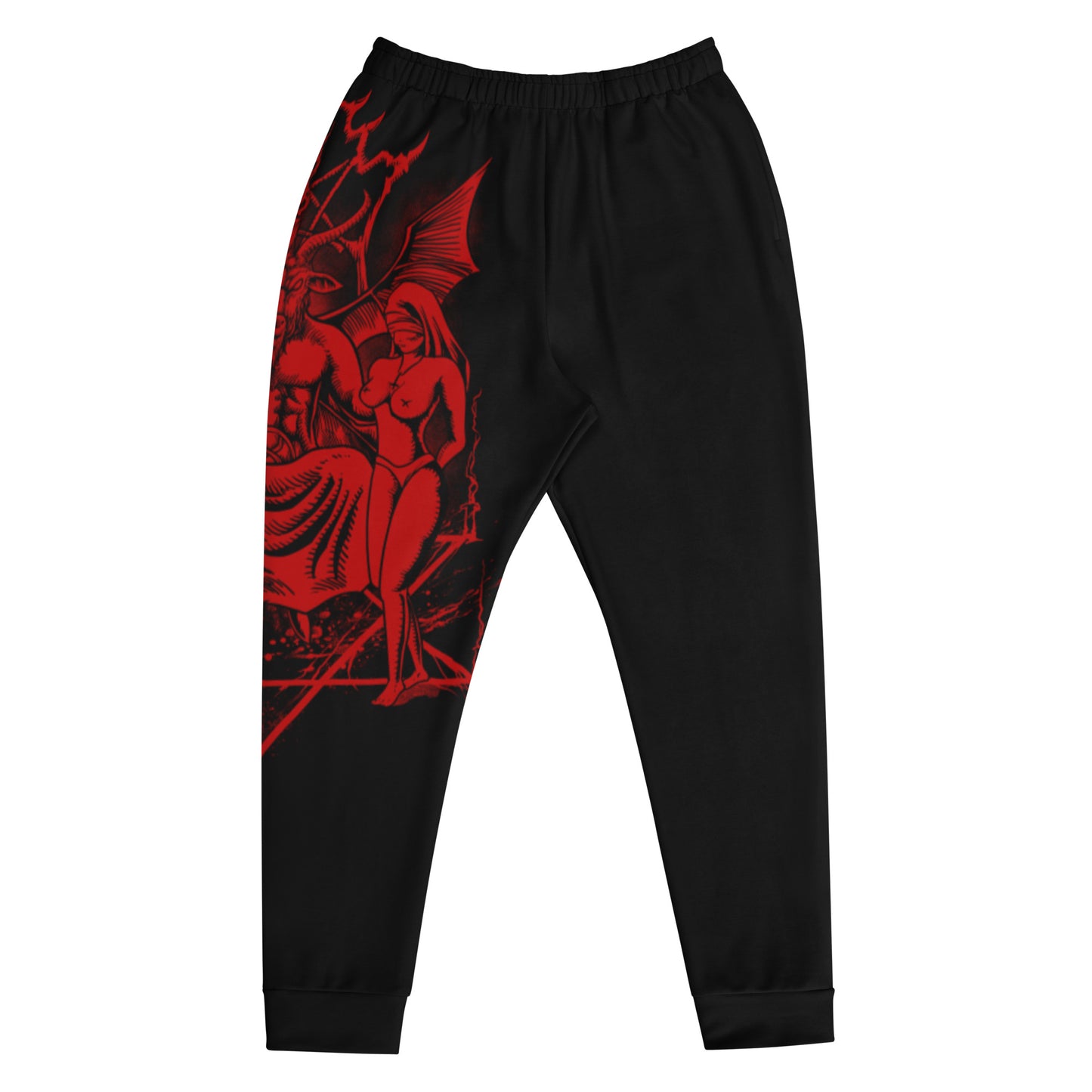 Red baphomet Joggers