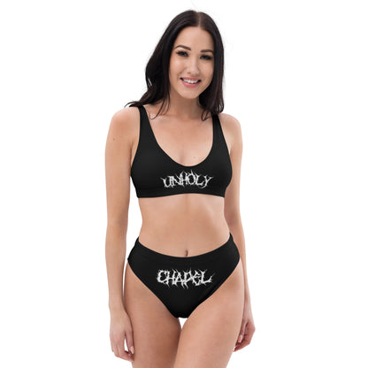 Unholy chapel high-waisted bikini