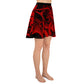 Red baphomet Skater Skirt