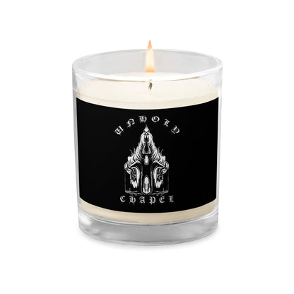 Unholy chapel Glass jar soy wax candle