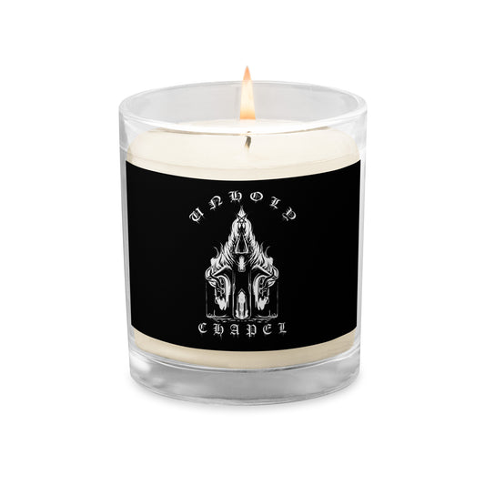 Unholy chapel Glass jar soy wax candle