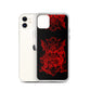 Red baphomet iPhone Case