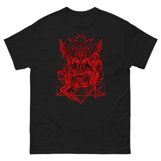 Red baphomet tee