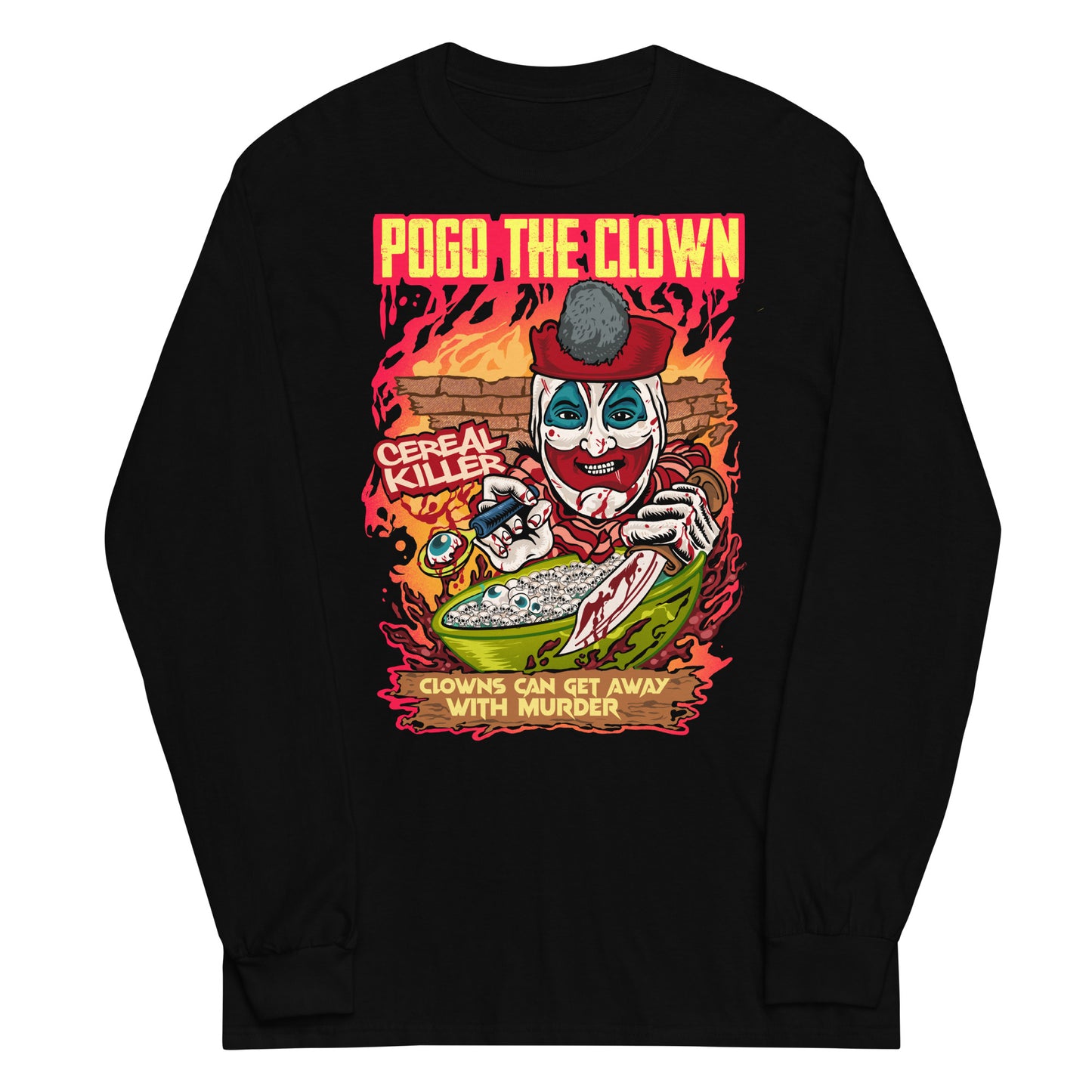 Pogo the clown Long Sleeve Shirt