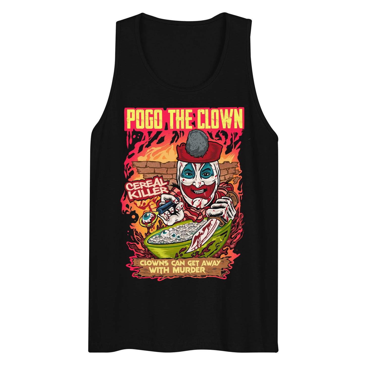 Pogo the clown tank top