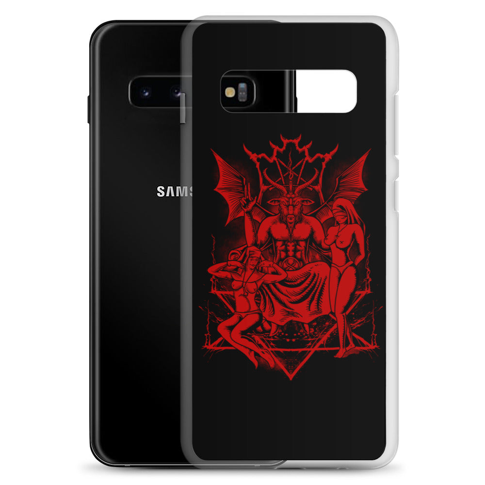 Red baphomet Samsung Case