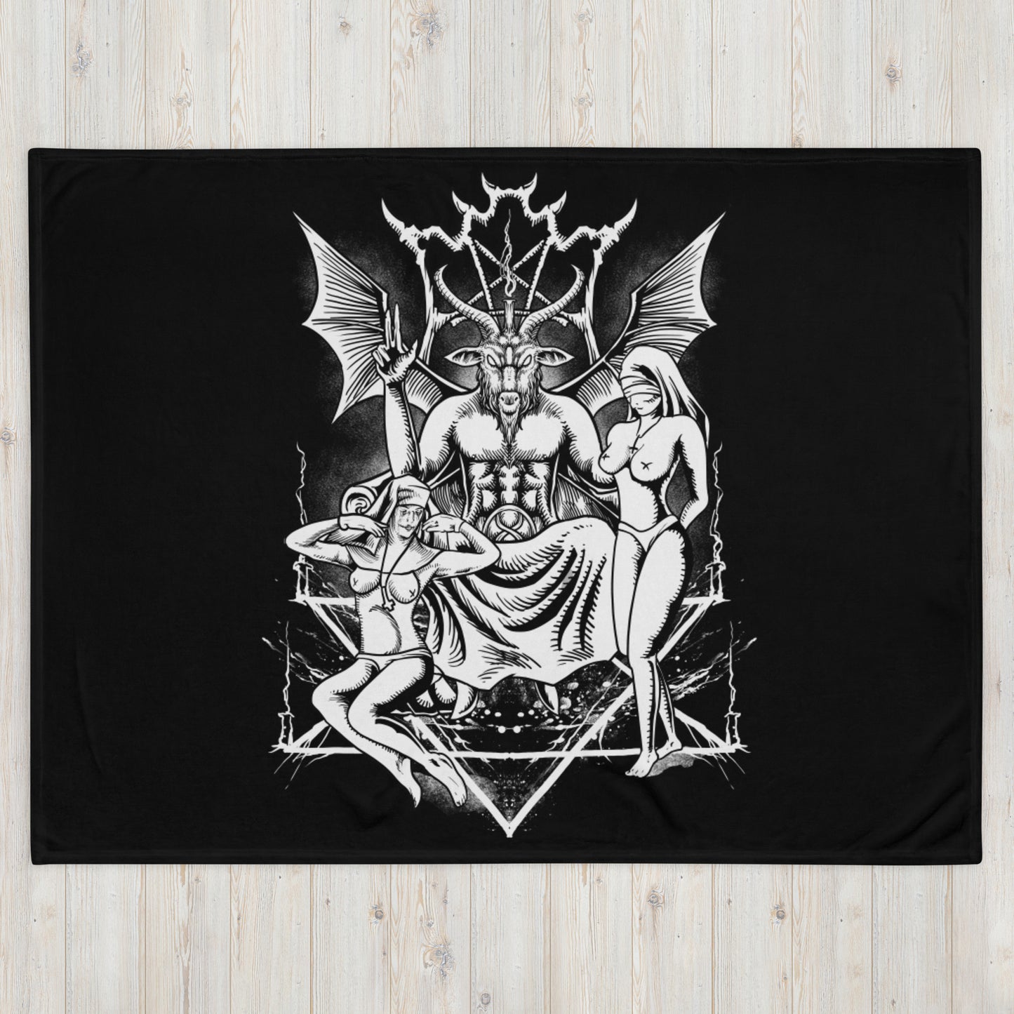 Baphomet Throw Blanket