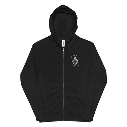 Baphomet fleece zip up hoodie